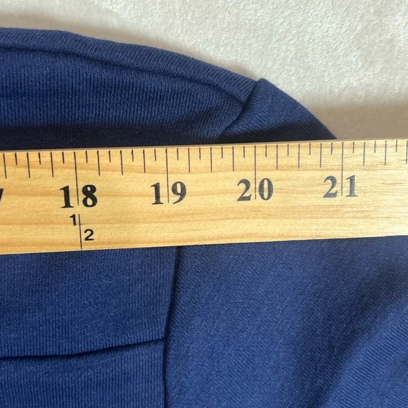 NWT Men’s Large Vineyard Vines Navy Blue Quarter-Zip Sweater - Picture 8 of 9